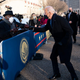 President Joe Biden talks with NBC anchor Al Roker as he and and First Lady Dr. Jill Biden walk along Pennsylvania Avenue in front of the White House during Inaugural celebrations on January 20, 2021 in Washington, DC.